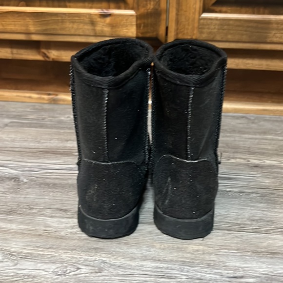 Black Sparkle Boots- Size 5 - Picture 4 of 5